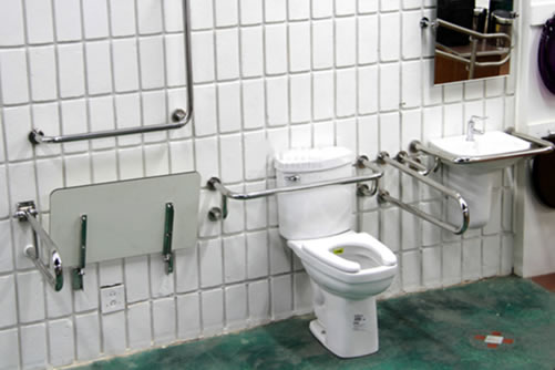 Piso tátil de bolinha