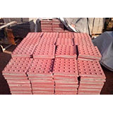 Pisos táteis concreto 25x25