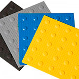 Pisos táteis em PVC